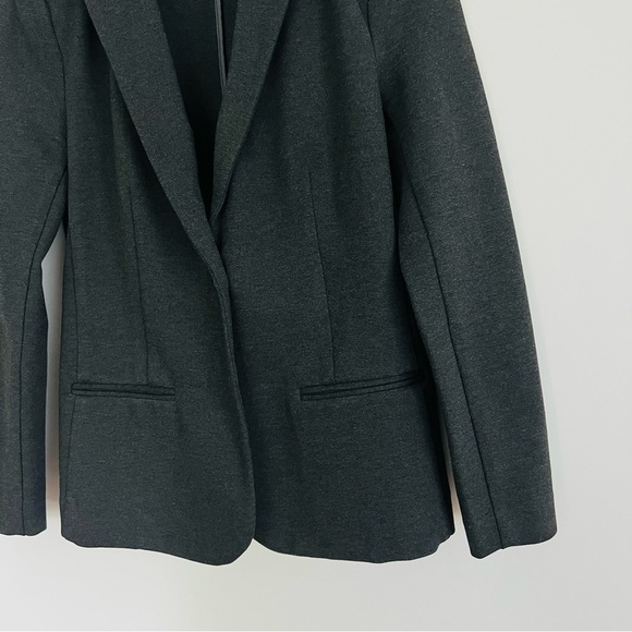 J. Crew Ponte Work Blazer in Charcoal - Picture 7 of 11